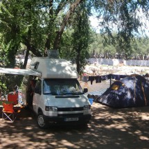 Our camping place at Playa de Oro